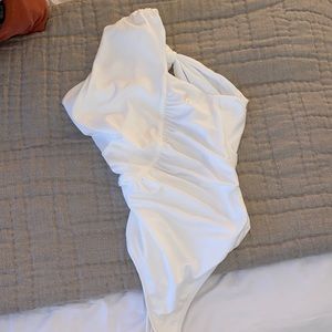 Revolve one shoulder bodysuit